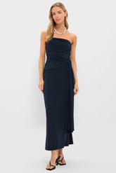 Midnight June Strapless Maxi Dress