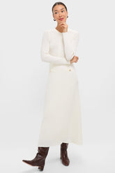 Ivory Knit Long Sleeve Ruby Dress