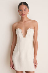 Ecru Rhia Mini Dress