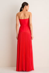 Red Sunniva Dress
