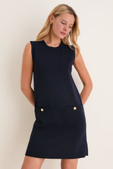 Navy Knit Malley Dress