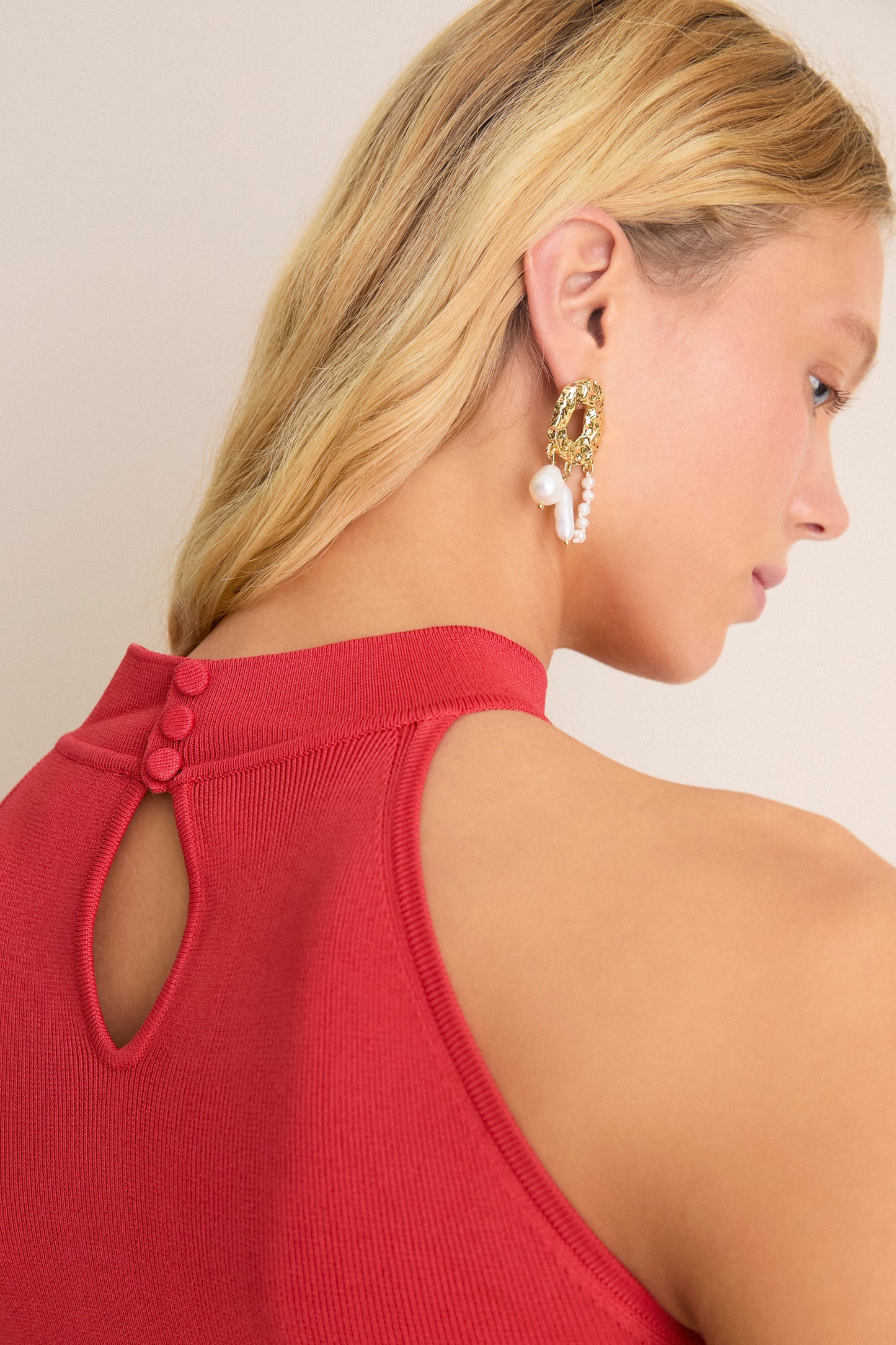 Rooftop Red Isola Maxi Dress