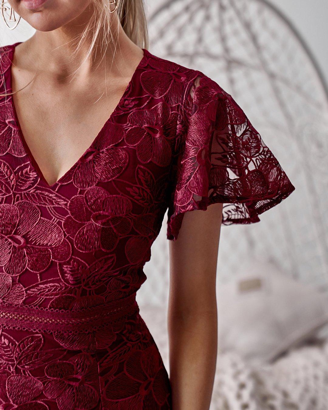 Alexia Dress - Red