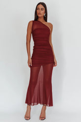 Vanity Maxi Dress - Wine