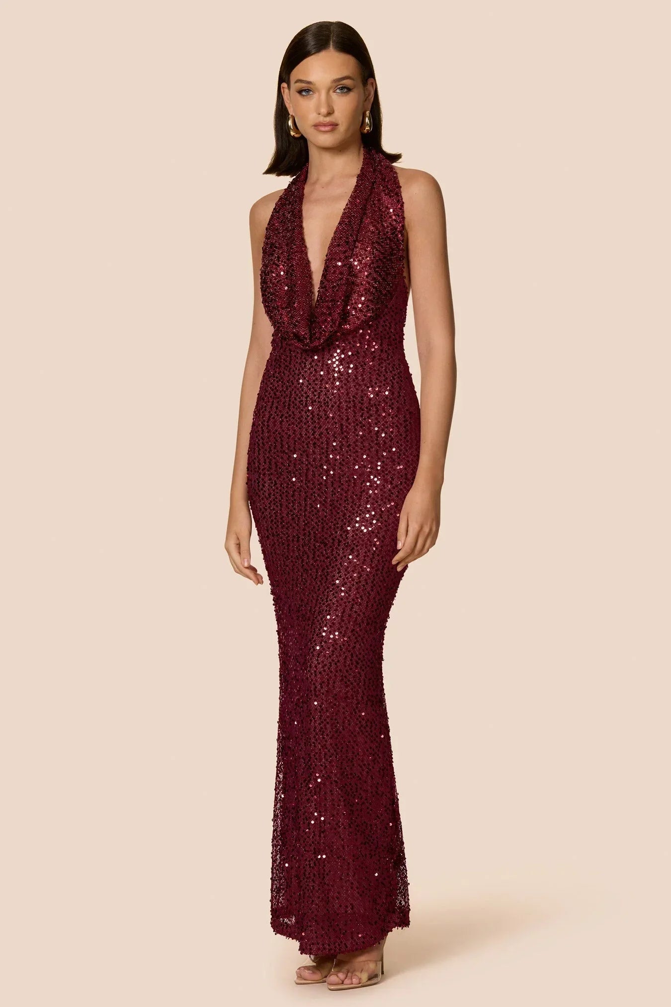 Nookie Suri Gown - Wine