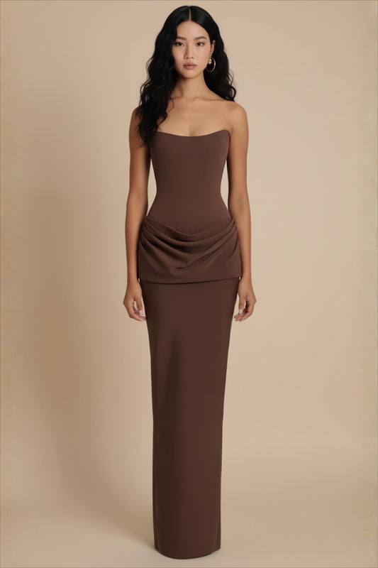 Sosi Gown - Chocolate