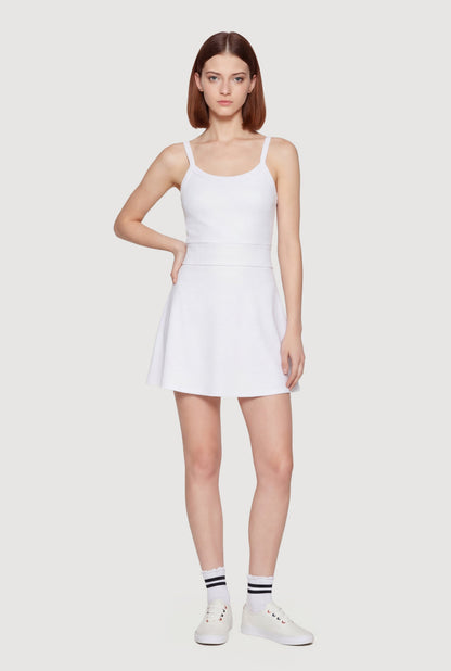 Solid Lined Cami Tennis Dress