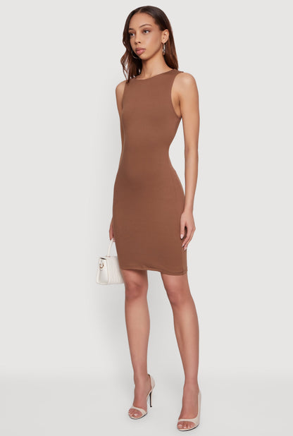 Sleeveless Bodycon Mini Dress
