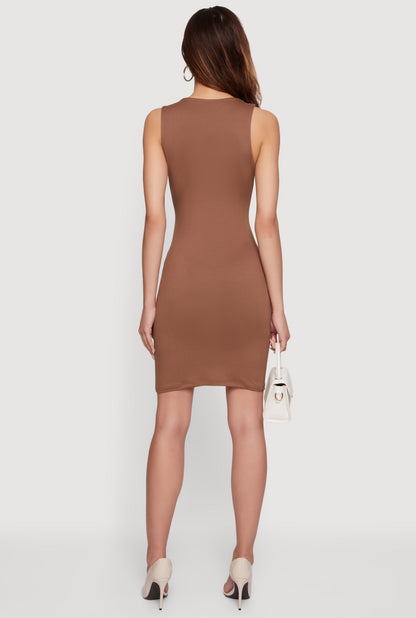 Sleeveless Bodycon Mini Dress