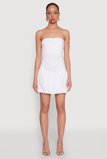Almost Famous Convertible Bubble Hem Dress
