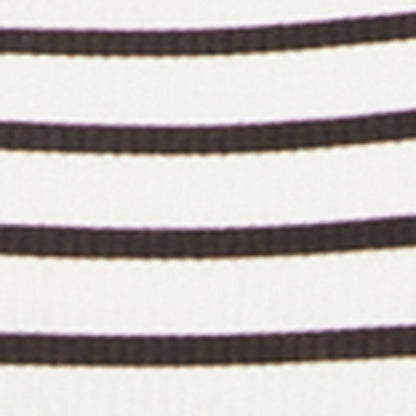 Striped Long Sleeve Ribbed Knit Mini Dress