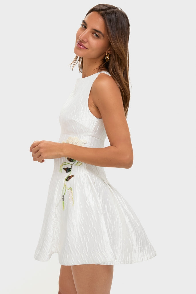 White Calilly Mini Dress