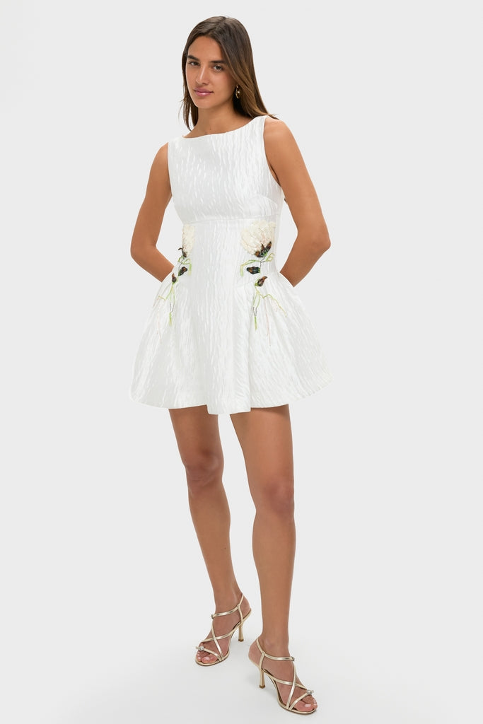 White Calilly Mini Dress