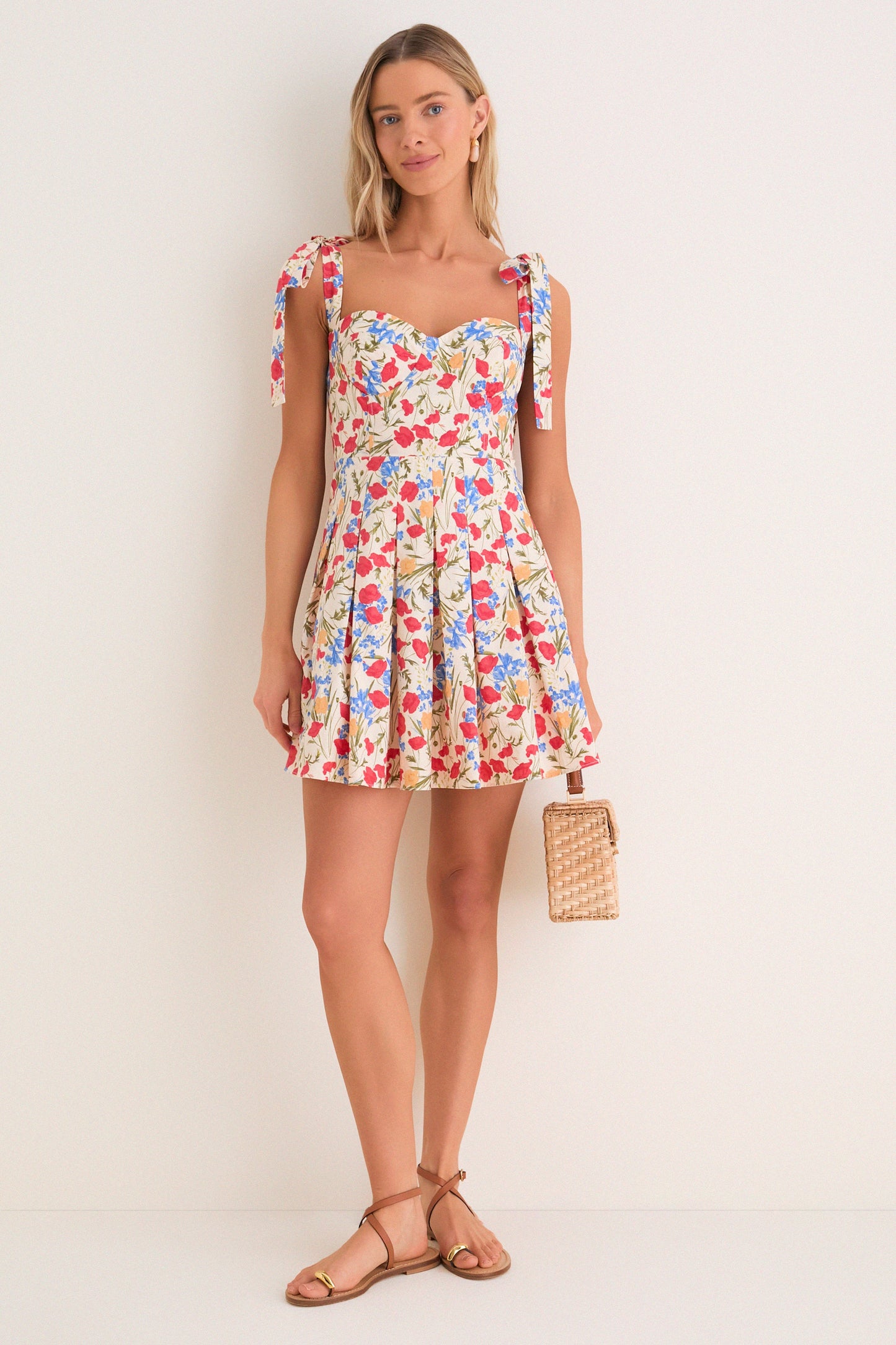 Poppy Fields Floral Jenna Mini Dress