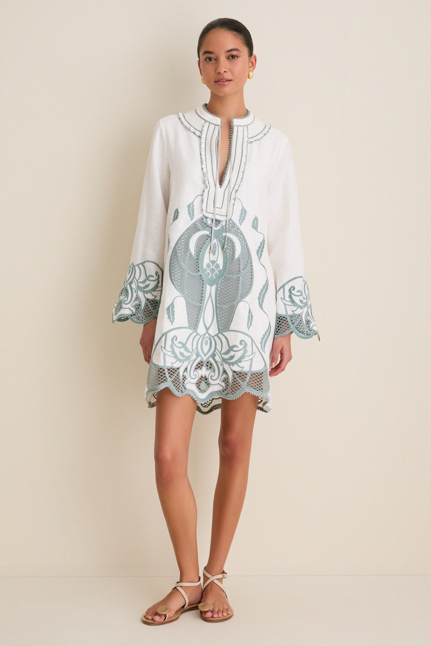 Off White Tess Short Dress