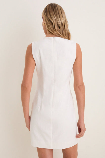 White Yvette Mini Dress