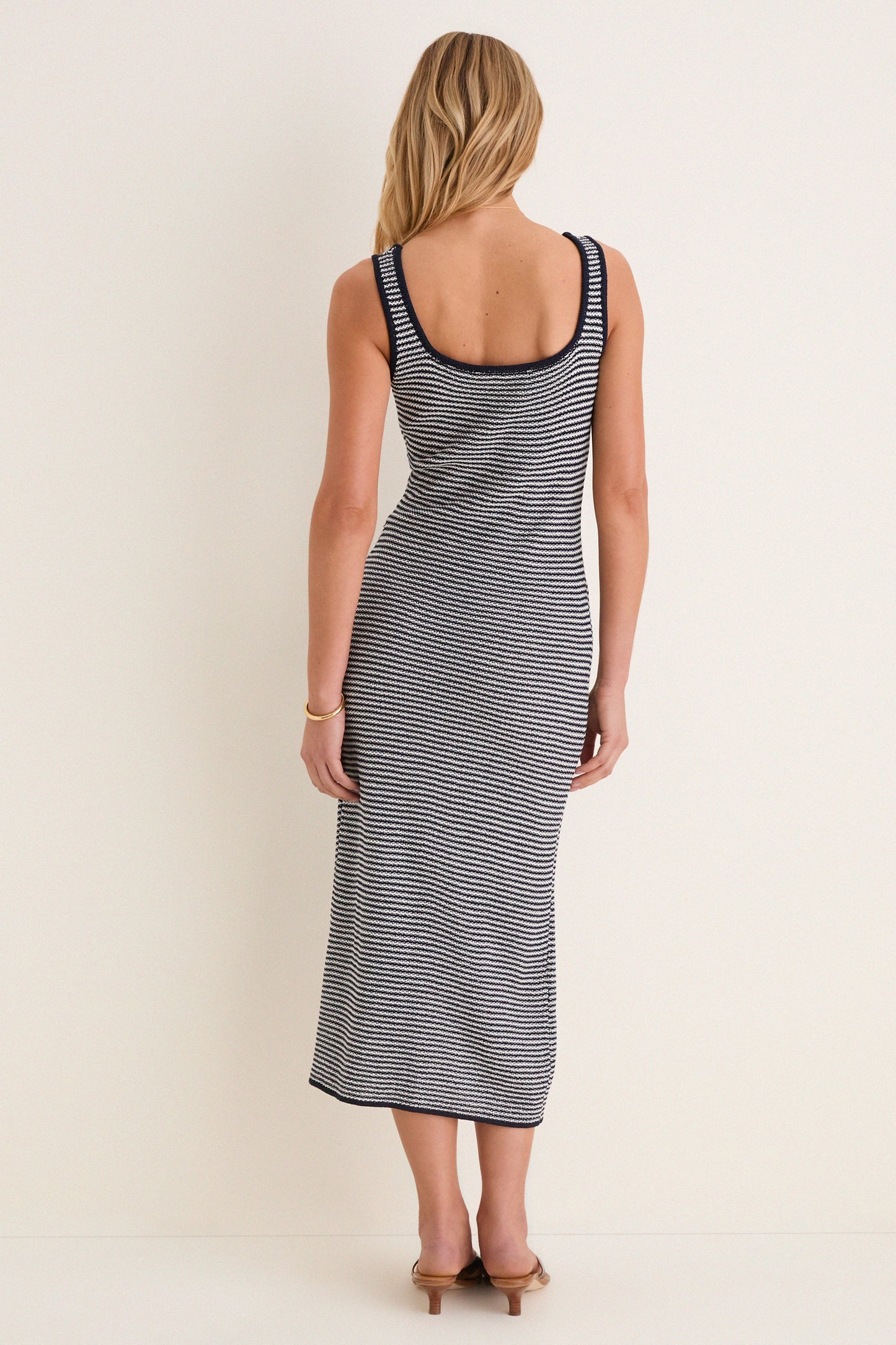 Navy Stripe Ranie Sweater Dress
