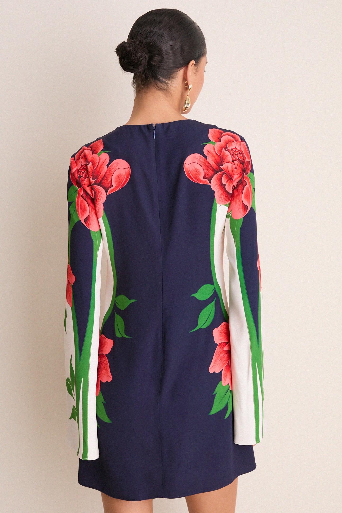 Queen Peony Placee Mini Supremes Swing Dress