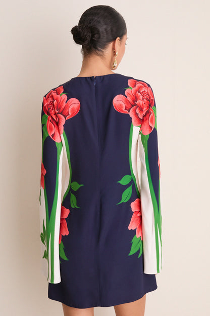 Queen Peony Placee Mini Supremes Swing Dress