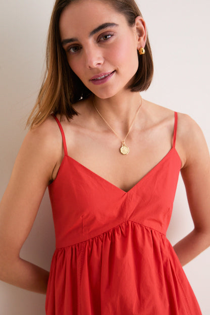 Tomato Peninsula Dress
