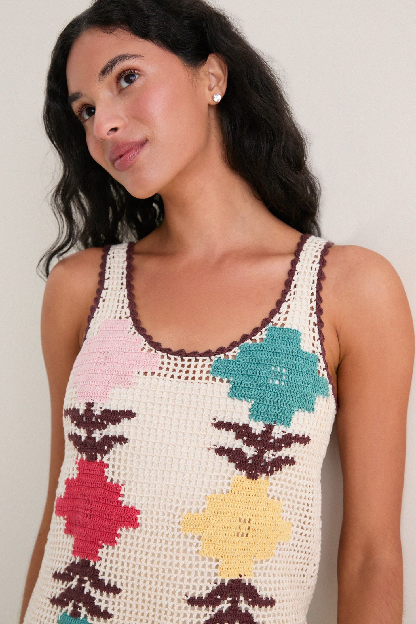 Off White Tyler Daisy Chain Dress