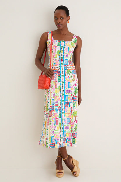 Multi Bunya Dress