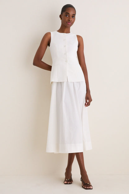 White Harley Waistcoat Dress