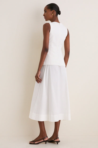 White Harley Waistcoat Dress