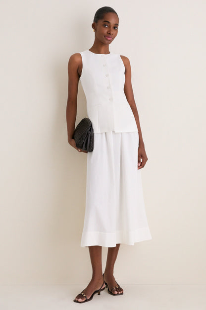 White Harley Waistcoat Dress