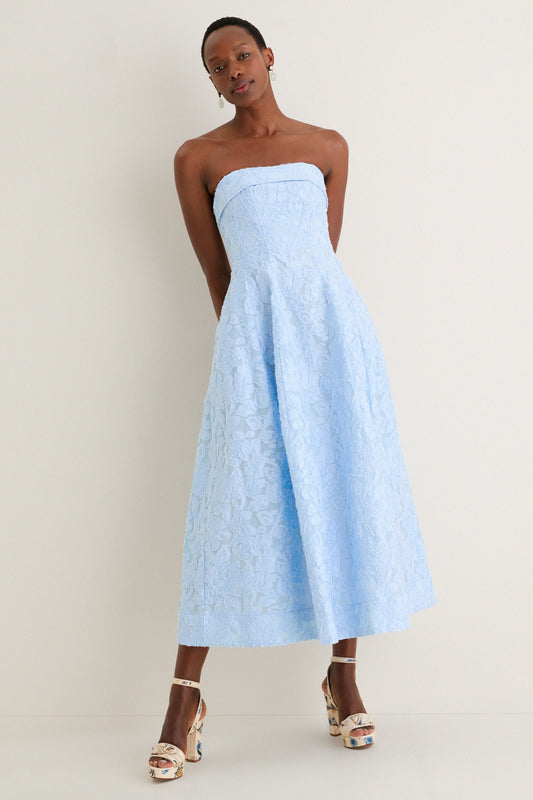 Tidepool Valeria Jacquard Midi Dress