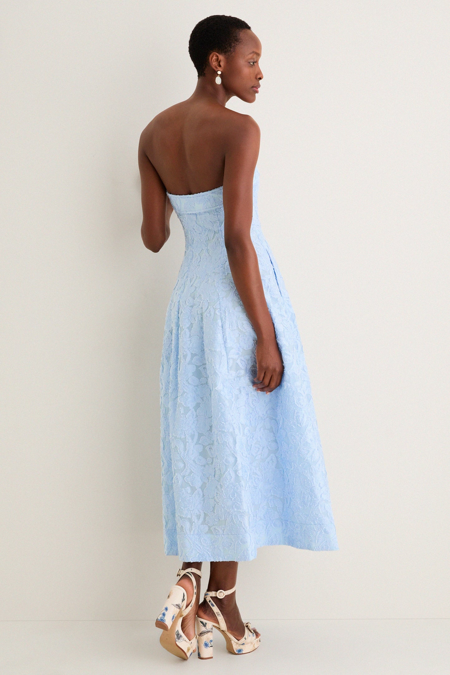 Tidepool Valeria Jacquard Midi Dress