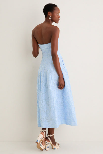 Tidepool Valeria Jacquard Midi Dress