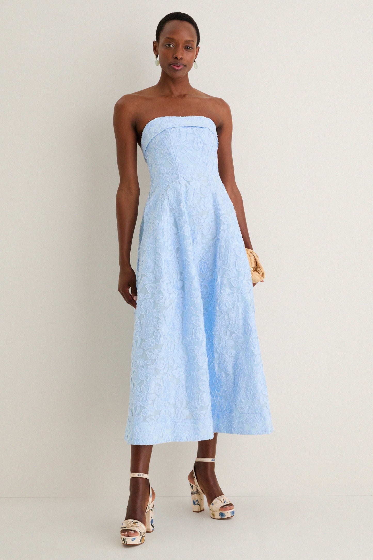 Tidepool Valeria Jacquard Midi Dress