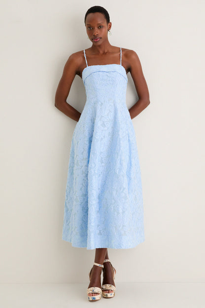 Tidepool Valeria Jacquard Midi Dress