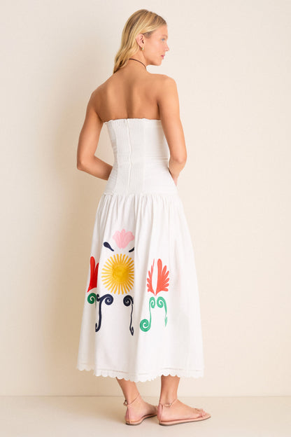 Off White Malla Maxi Dress