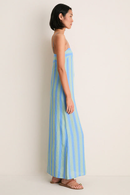 Seaport Stripe Laura Linen Dress