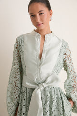 Sage Lace Calliope Dress