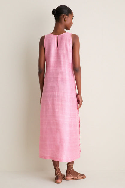 Petal Pink Palmo Midi Dress
