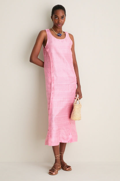 Petal Pink Palmo Midi Dress