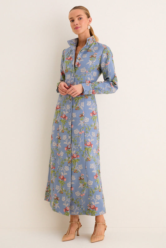 Trellis Bloom Jacquard Cambridge Coat Dress