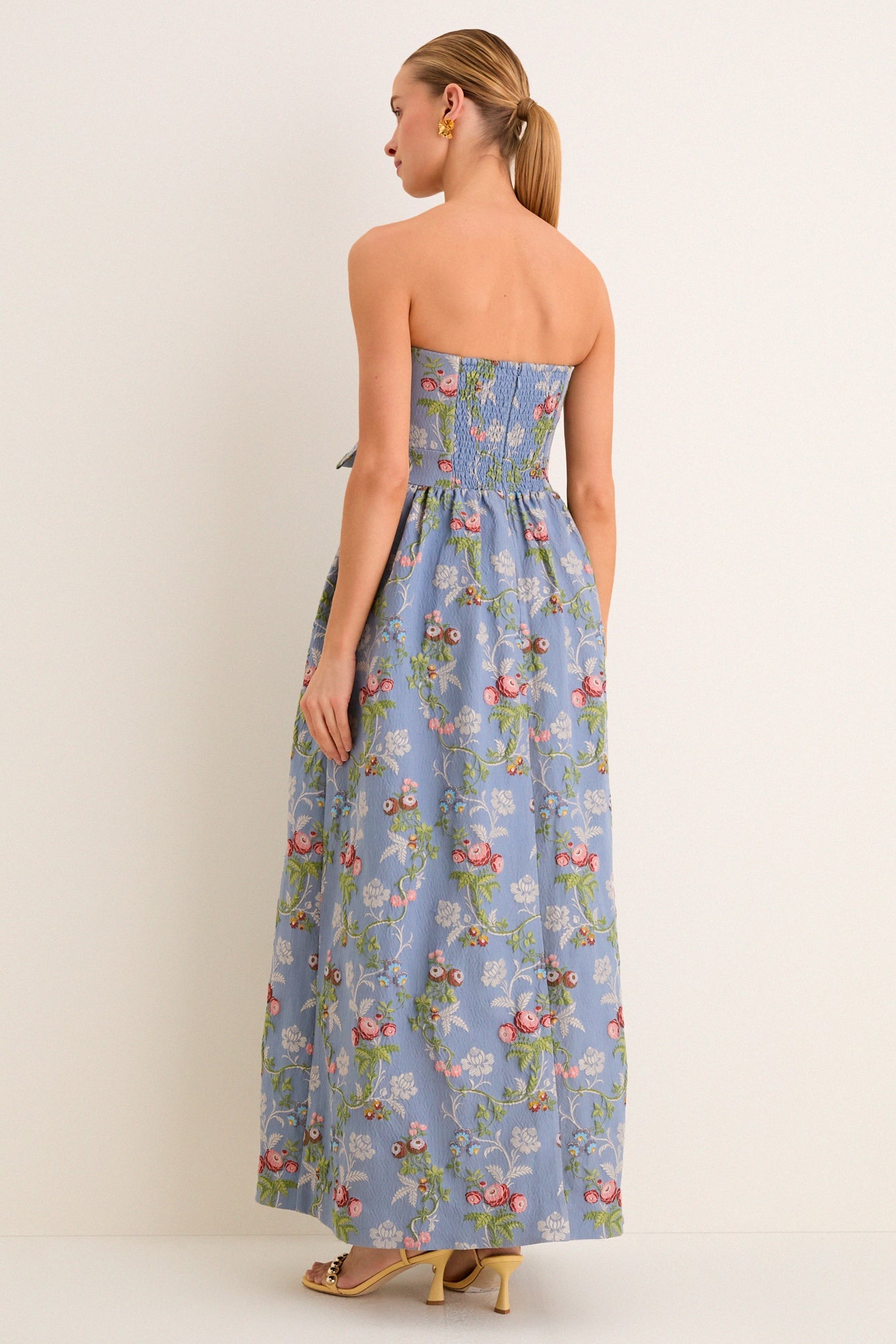 Trellis Bloom Jacquard Kathleen Gown