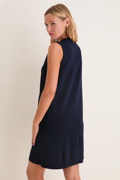 Navy Knit Malley Dress