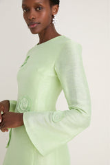 Juniper Green Suzanne Applique Mini Dress