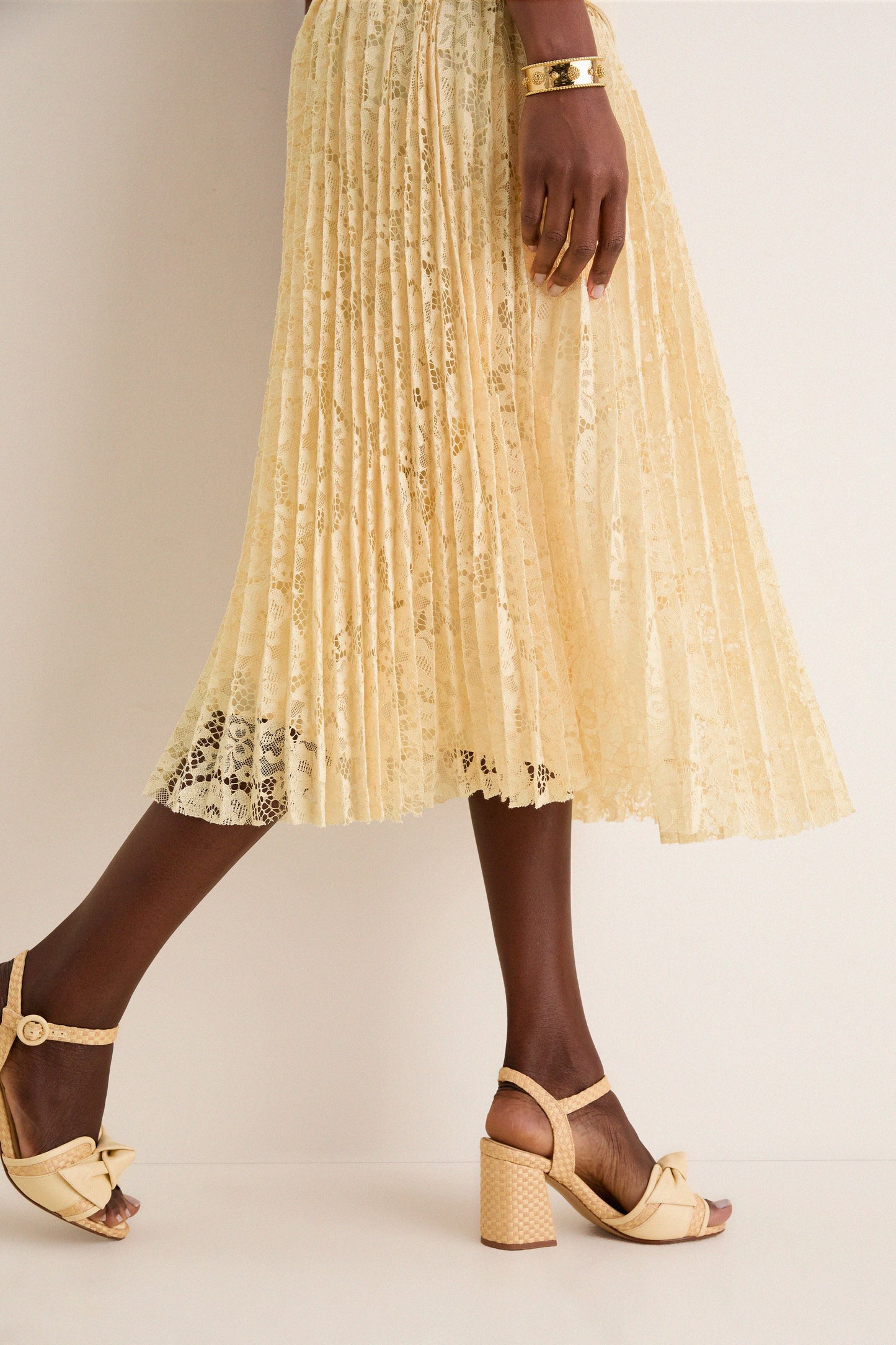 Yellow Caitlin Midi Dress