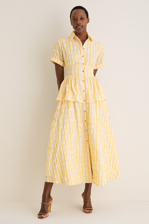 Yellow Boogie Woogie Bugle Boy Dress