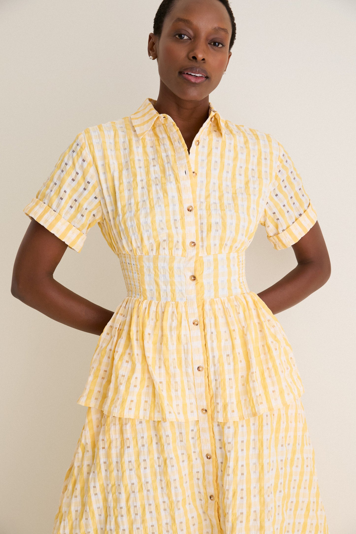 Yellow Boogie Woogie Bugle Boy Dress