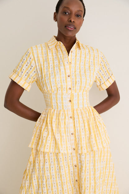 Yellow Boogie Woogie Bugle Boy Dress