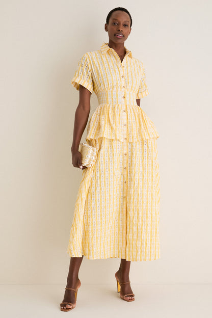 Yellow Boogie Woogie Bugle Boy Dress