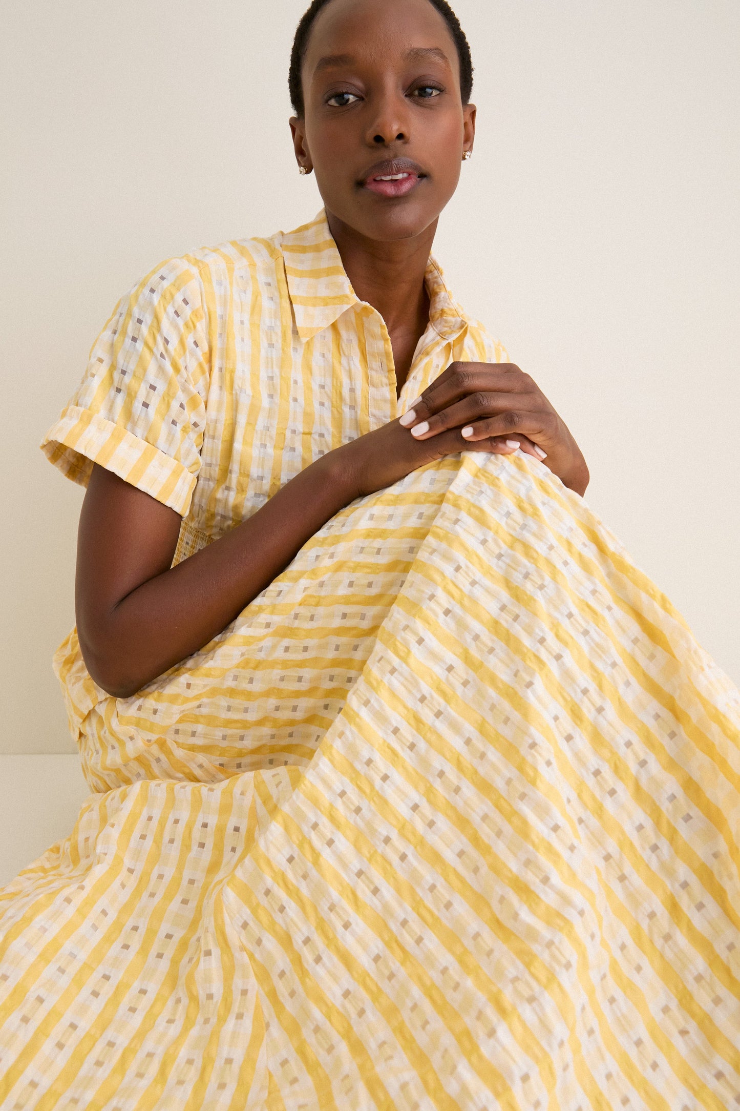 Yellow Boogie Woogie Bugle Boy Dress