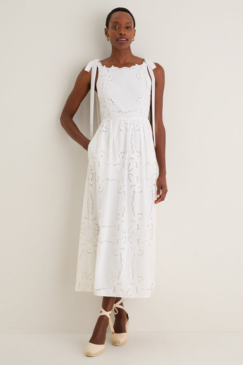 White April Midi Dress